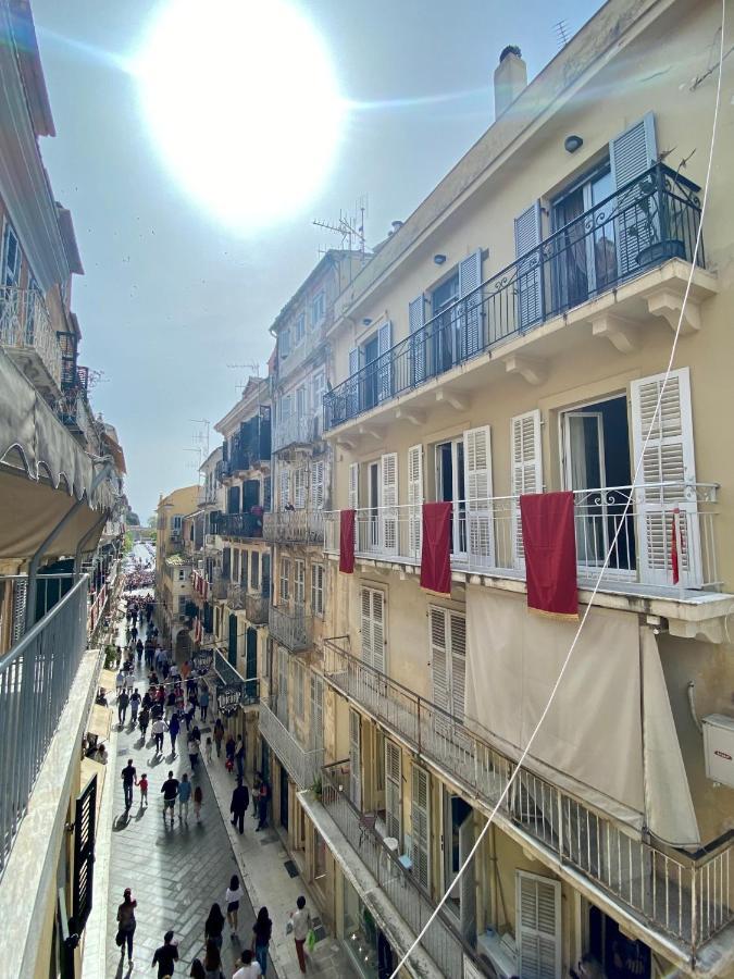 Casa Chalichiopoulo, Corfu Town Lejlighed Eksteriør billede